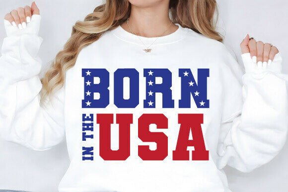 Born in the USA SVG, July 4th SVG