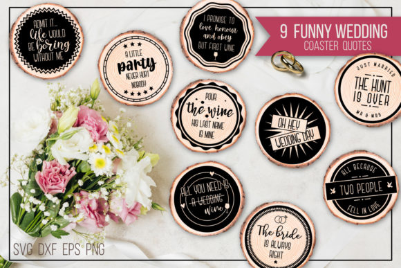 Coaster Quotes Bundle – 50 Designs