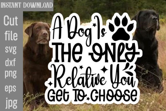 Dog SVG Bundle, Dog Sticker SVG Bundle