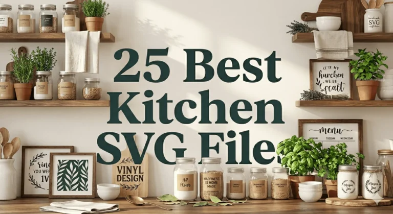 25 Best Kitchen SVG Files for Home Decor and DIY Projects