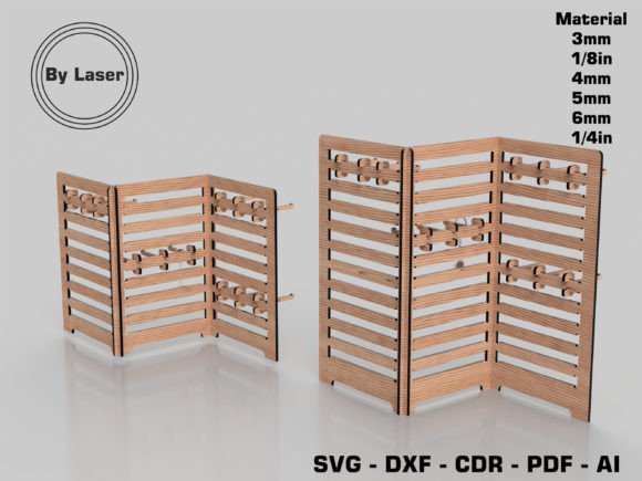 Keychains and Jewelry Stand Laser Cut