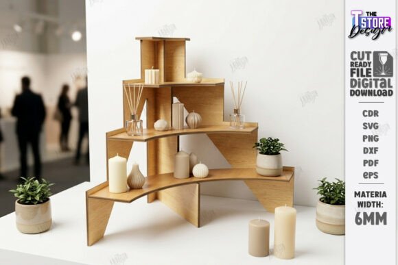 Modular Stand Retail Display Laser Cut